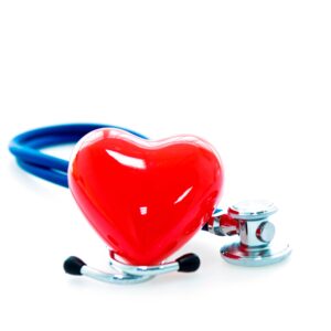 Stethoscope and red heart