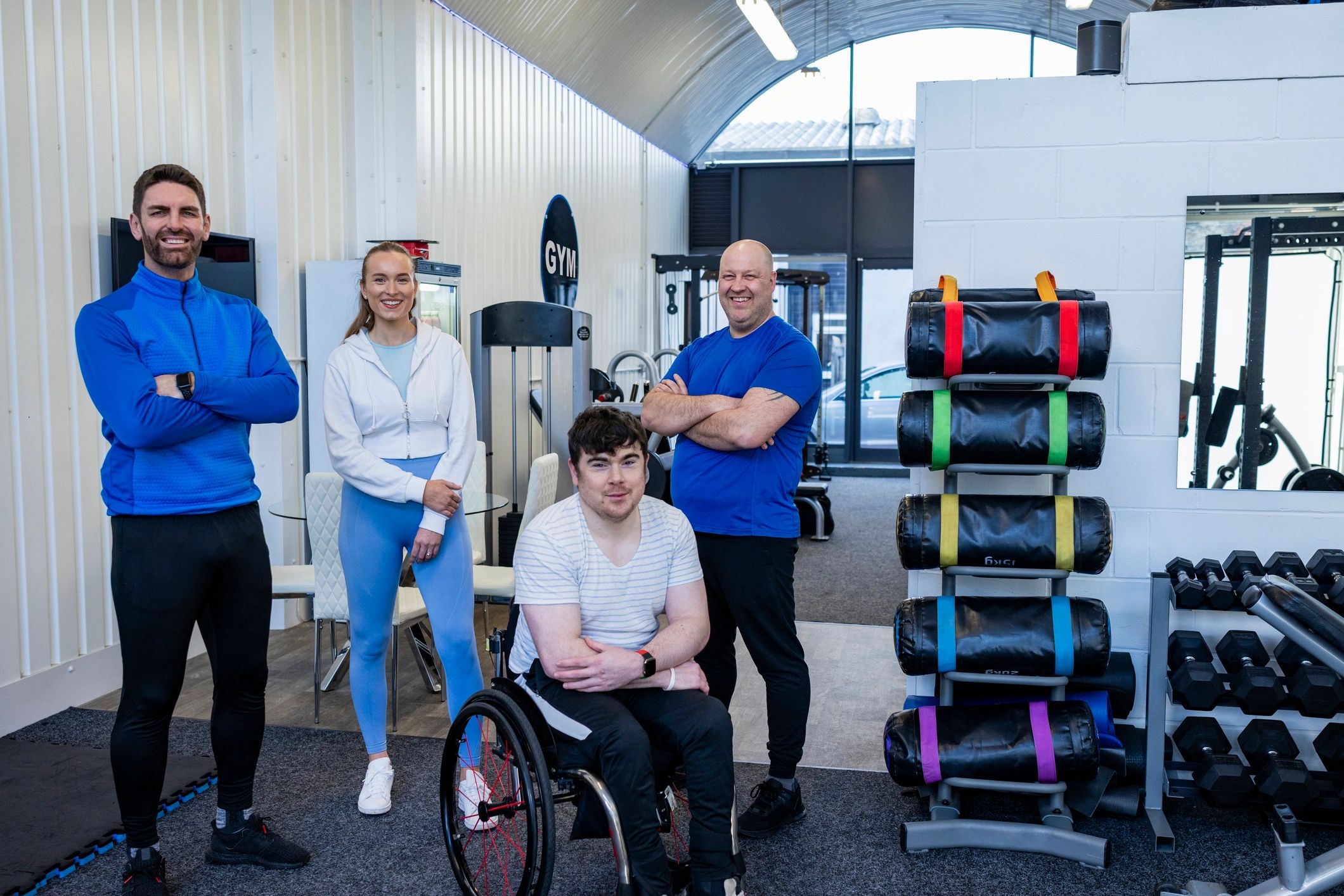 Equipo de recuperación deportiva y bienestar