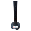 214 negro base Bastón en Aluminio Ajustable Base Articulada
