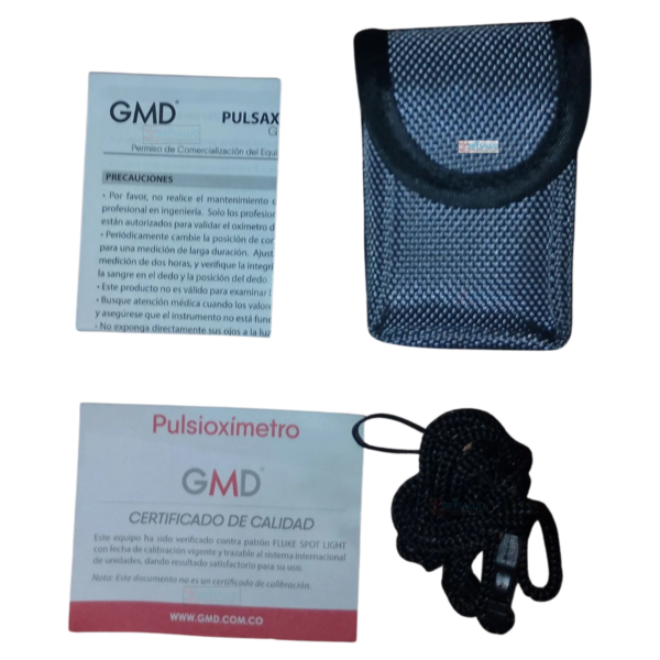 PULSIOXÍMETRO CON CURVA GMD  PULSAX 500 PRO