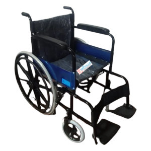 Silla de Ruedas Estándar Rin Estrella Manubrios y Reposapiés Desmontables