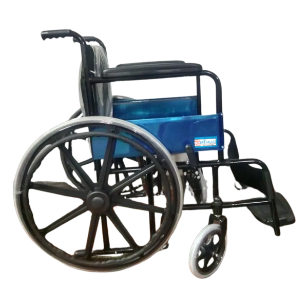 500n-mag Lado Silla de Ruedas Estándar Rin Estrella Manubrios y Reposapiés Desmontables