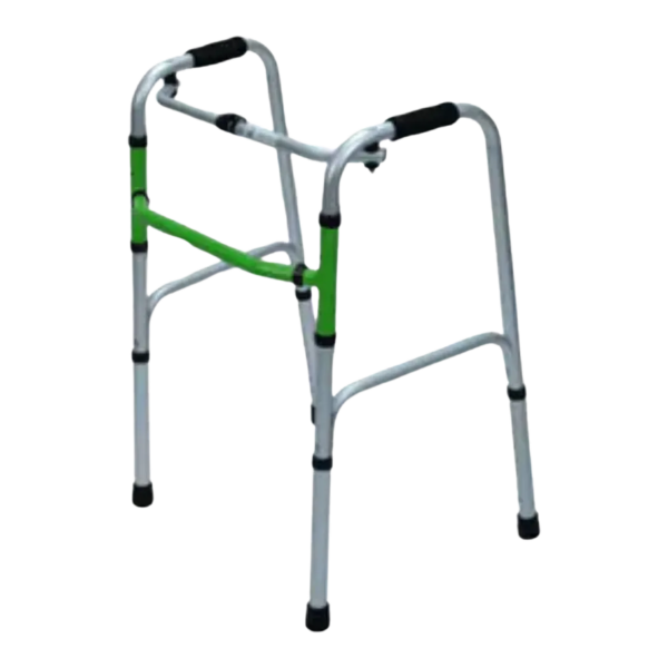 Caminador Doble Función En Aluminio Color Verde