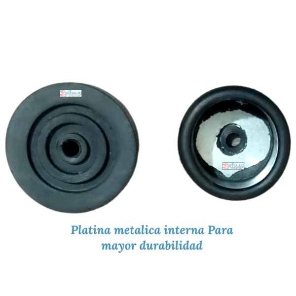FTR13B BRISALUD 2 Repuesto Tapones Color Negro Para caminador(Par)