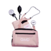 Kit fon rosado Kit De Tensiómetro Y Fonendoscopio Rappaport Con Estuche