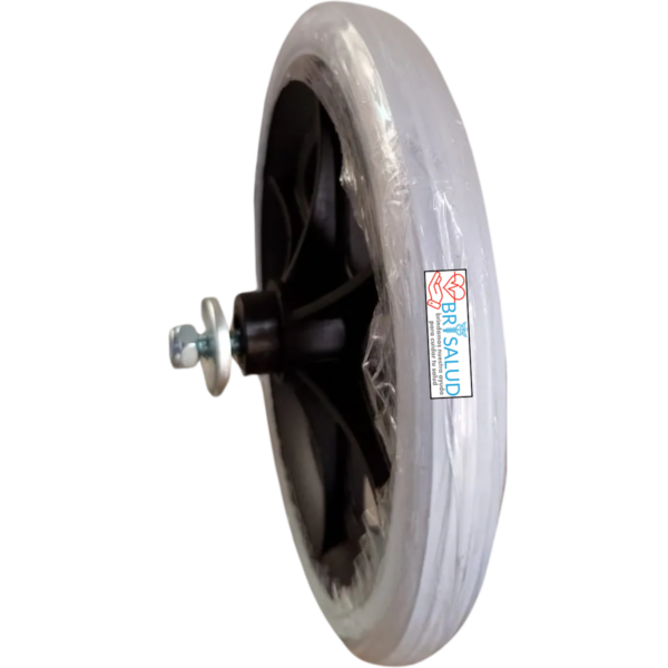 Rueda 8 Pulgadas lado Rueda Llanta 8” Maciza Delantera para Sillas de Ruedas